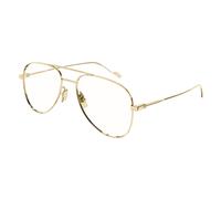 SAINT LAURENT Man CLASSIC 11 YSL 003 Optical frames Metal Gold Transparent Pilot Anti-glare