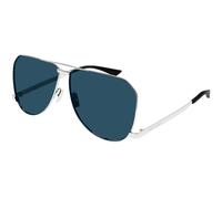 SAINT LAURENT Man SL 690 DUST 003 Sunglasses Metal Silver Blue Pilot