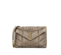Saint Laurent medium puffer bag in lambskin leather - Neutrals One Size