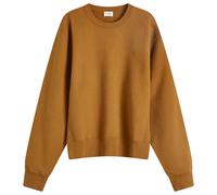 Saint Laurent Men's Embroidered Logo Sweatshirt Golden Brown