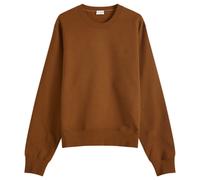 Saint Laurent Men's Logo Crew Neck Sweatshirt Ochre