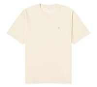 Saint Laurent Men's Pique Logo T-Shirt Yellow/Blue