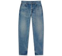 Saint Laurent Men's Relaxed Straight Jeans Charlotte Blue
