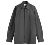 Saint Laurent Men's Stripe Shirt Black/Chalk