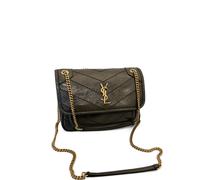 Saint Laurent mini Niki leather shoulder bag - Green One Size