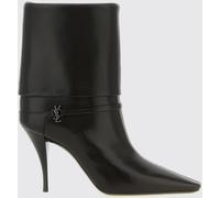 SAINT LAURENT Niki Stiletto Ankle Boots in Lambskin Leather - Size: 37 - female