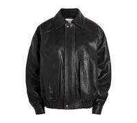 Saint Laurent Panelled Faded Leather Jacket - Black Other - 38 (UK10 / S)