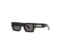 Saint Laurent Rectangle-frame Sunglasses - Black
