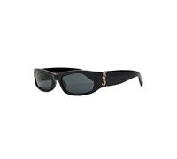 Saint Laurent Rectangle-frame Sunglasses - Black - One Size
