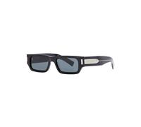Saint Laurent Rectangle-frame Sunglasses - Black - One Size