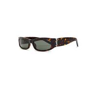 Saint Laurent Rectangle-frame Sunglasses - Brown Havana - One Size