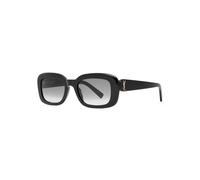 Saint Laurent Rectangle-frame Women's Designer Sunglasses - Acetate - Black - One Size