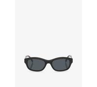 Saint Laurent Saint Laurent Sl M172 Rectangle-Frame Acetate Sunglasses Black