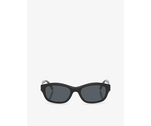 Saint Laurent Saint Laurent Sl M172 Rectangle-Frame Acetate Sunglasses Black