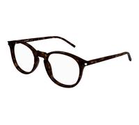 SAINT LAURENT SL 106 018 Unisex Optical frames Acetate Havana Transparent Round