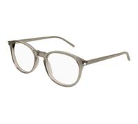 SAINT LAURENT SL 106 025 Unisex Optical frames Acetate Brown Transparent Round