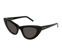 SAINT LAURENT SL 213 LILY 001 Woman Sunglasses Plastic Black Grey Cat Eye Normal