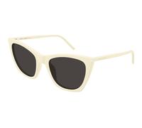 SL 214 Kate Thin Sunglasses - female - Saint Laurent - Sunglasses - Beige - 55 MM - Accessories 55 MM