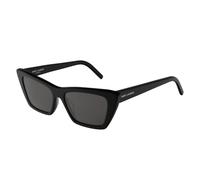 SAINT LAURENT Woman SAINT LAURENT SL 276 MICA 001 Sunglasses Plastic Black Grey Cat Eye Normal