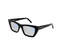 SAINT LAURENT SL 276 MICA 025 Woman Sunglasses Acetate Black Grey Squared Anti-blue light Photochromatic