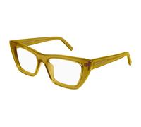 SAINT LAURENT SL 276 MICA OPT 008 Woman Optical frames Acetate Green Transparent Cat Eye