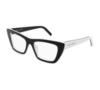 SAINT LAURENT SL 276 MICA OPT 009 Woman Optical frames Acetate Black Transparent Cat Eye
