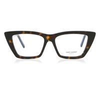 Mica OPT 004 Eyeglasses Havana Transparent - female - Saint Laurent - Glasses - Brown - 53 MM - Accessories 53 MM