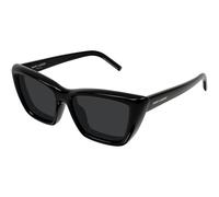 SAINT LAURENT SL 276 MICA PLUMP 001 Woman Sunglasses Bio-injected Black Black Cat Eye