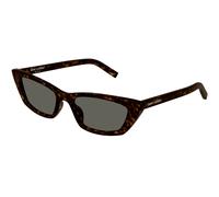 SAINT LAURENT SL 277 010 Woman Sunglasses Acetate Havana Grey Cat Eye