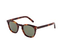 SAINT LAURENT SL 28 003 Unisex Sunglasses Acetate Havana Green Squared