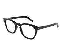 SAINT LAURENT SL 28 OPT 001 Unisex Optical frames Acetate Black Transparent Round