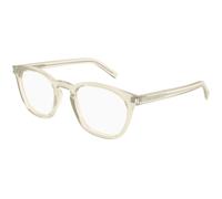 SAINT LAURENT SL 28 OPT 014 Unisex Optical frames Acetate Yellow Transparent Round