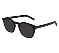 SAINT LAURENT Unisex SAINT LAURENT SL 28 SLIM 001 Sunglasses Acetate Black Black Squared Normal