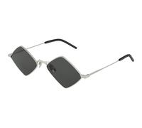 SAINT LAURENT SL 302 LISA 001 Unisex Sunglasses Metal Silver Grey Geometric Normal
