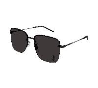 SAINT LAURENT SL 312 M 001 Woman Sunglasses Metal Black Black Squared
