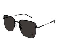 SAINT LAURENT Woman SAINT LAURENT SL 312 M 001 Sunglasses Metal Black Black Squared