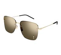 Saint Laurent Woman Sunglass SL 312 M-006 - Frame color: Gold, Lens color: Brown