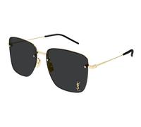 SAINT LAURENT SL 312 M 013 Woman Sunglasses Metal Gold Black Squared