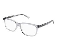 SAINT LAURENT SL 458 007 Man Optical frames Acetate Grey Transparent Squared