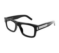 SAINT LAURENT SL 574 001 Man Optical frames Acetate Black Transparent Squared