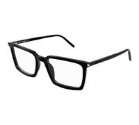 SAINT LAURENT SL 624 001 Unisex Optical frames Acetate Black Transparent Squared