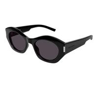 SAINT LAURENT SL 639 001 Woman Sunglasses Acetate Black Black Geometric
