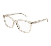 SAINT LAURENT SL 672 004 Man Optical frames Acetate Beige Transparent Squared