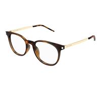 SAINT LAURENT SL 683/F 002 Unisex Optical frames Acetate Havana Transparent Round