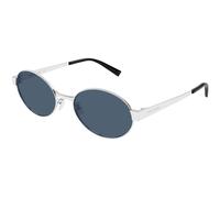 SAINT LAURENT SL 692 006 Woman Sunglasses Metal Silver Blue Round