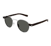 Saint Laurent SL 707 Asian Fit 001 Men's Sunglasses Silver Size 49