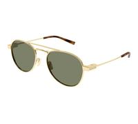 SAINT LAURENT SL 708 003 Man Sunglasses Metal Gold Green Round