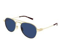SAINT LAURENT SL 708 005 Man Sunglasses Metal Gold Blue Round