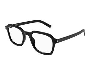 SAINT LAURENT SL 715 SLIM OPT 001 Unisex Optical frames Acetate Black Transparent Squared