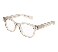 SAINT LAURENT SL 722 008 Woman Optical frames Acetate Beige Transparent Squared